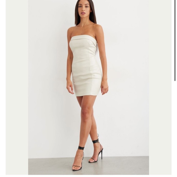 Dynamite faux leather mini dress - Picture 2 of 3